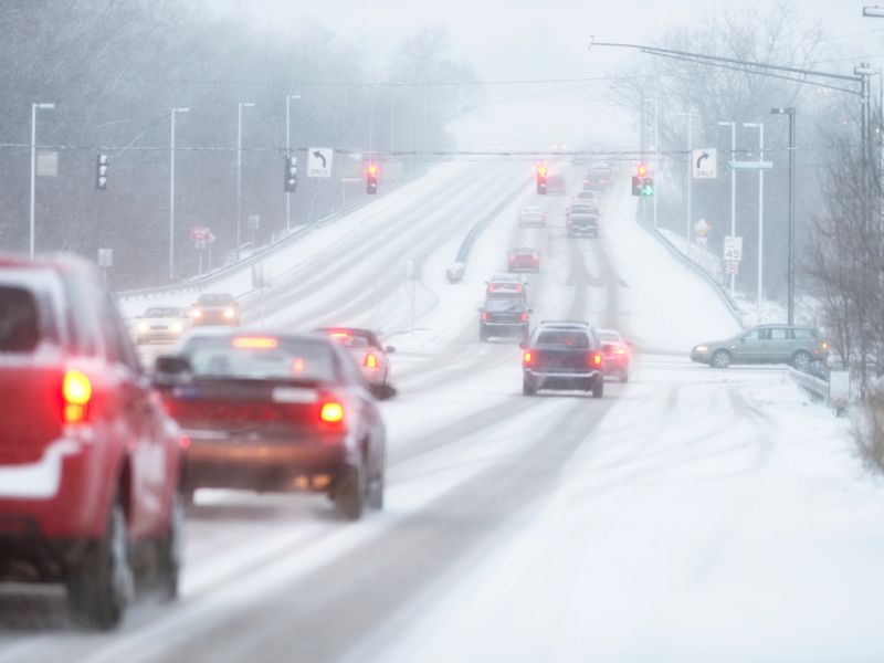 route neige hiver