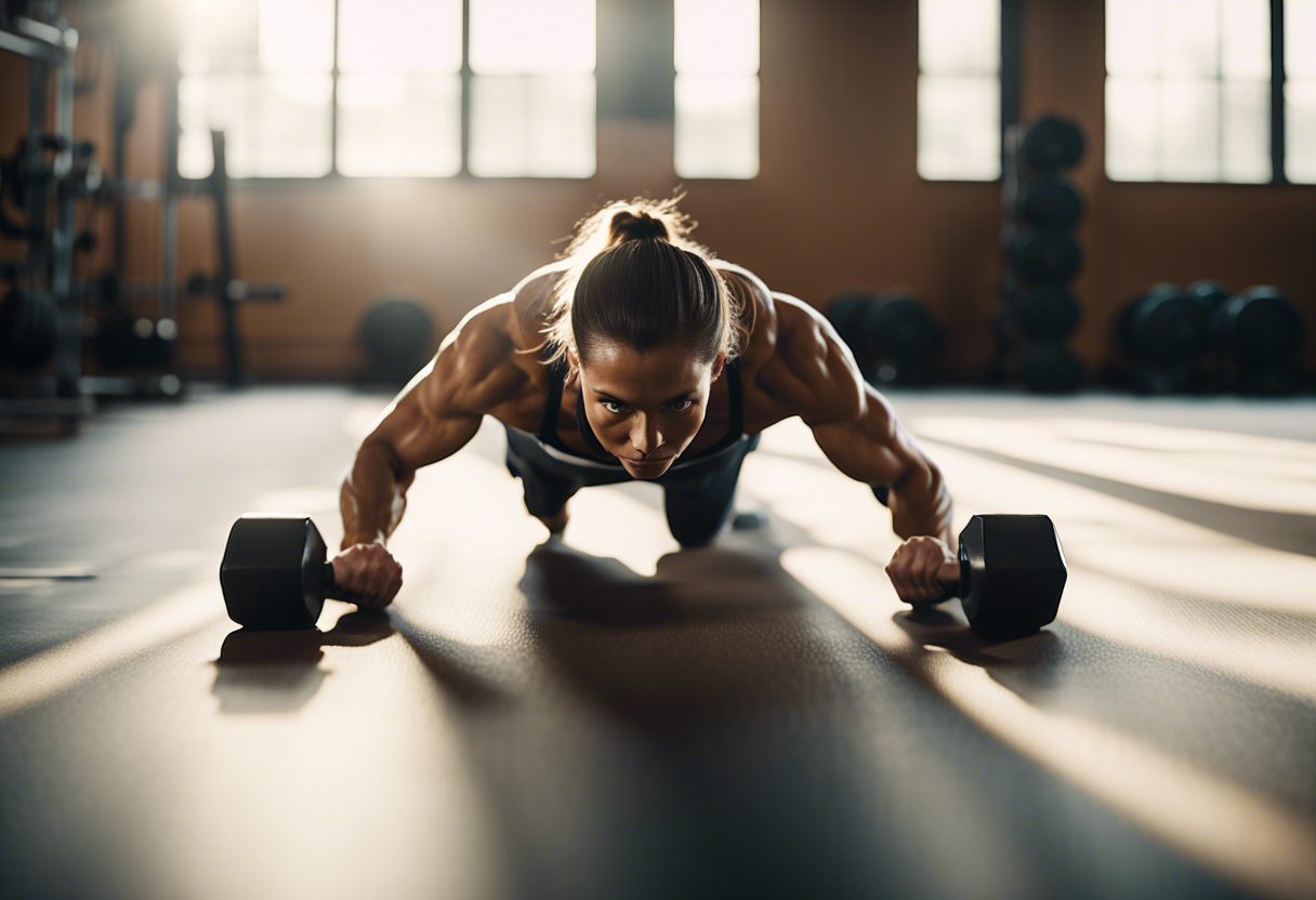 Pompes pour renforcer les muscles des bras au quotidien
