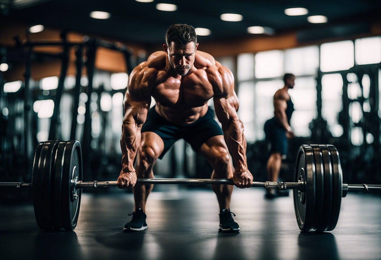 Muscle en cours de reconstruction après un entraînement