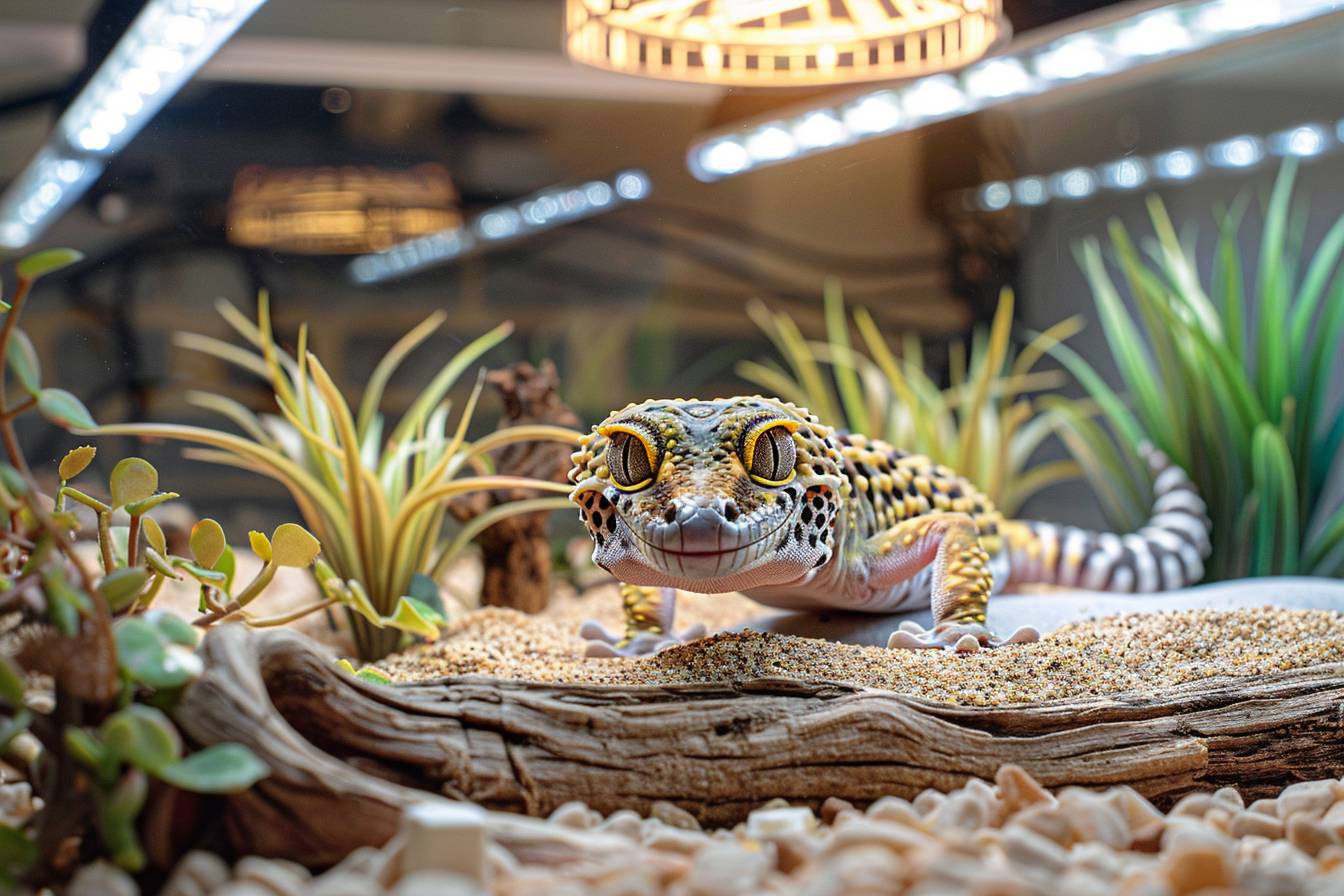 Aquarium vidé rempli de plantes et de terre