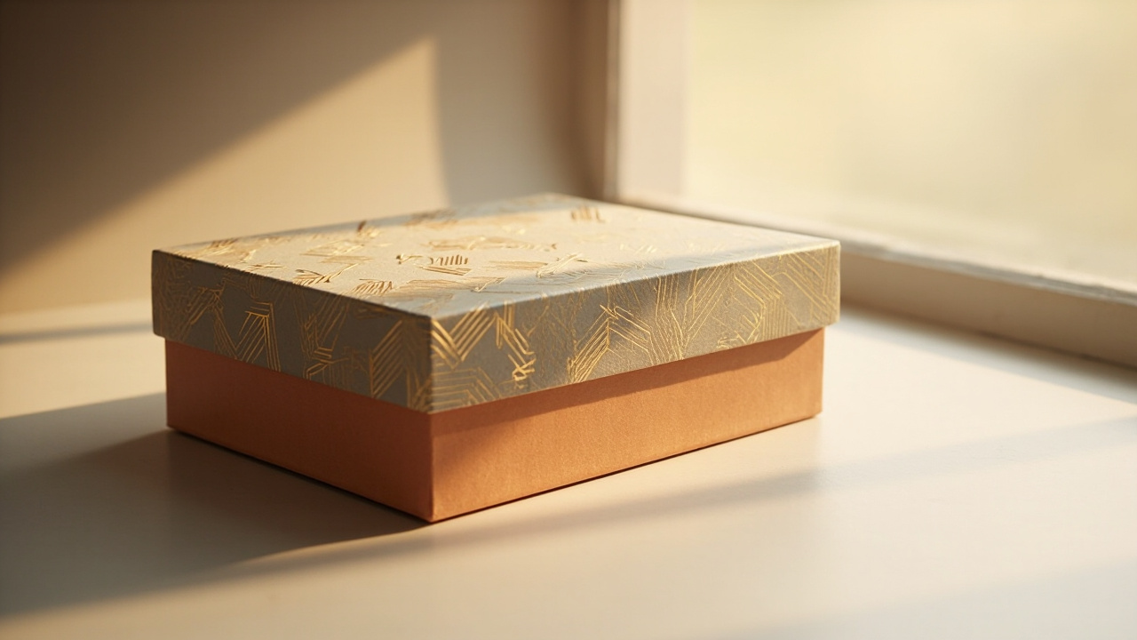 Coffret cadeau avec ruban rouge et contenu élégant  
Boîte cadeau ouverte avec surprises à l interieur