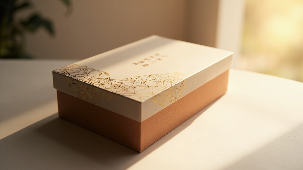 Coffret cadeau avec ruban rouge et contenu lgant