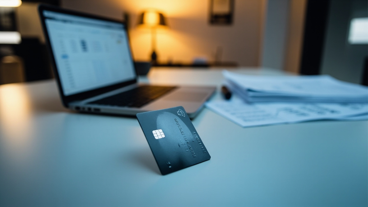 Carte bancaire avec logo professionnel  
Carte de paiement pour gestion pro