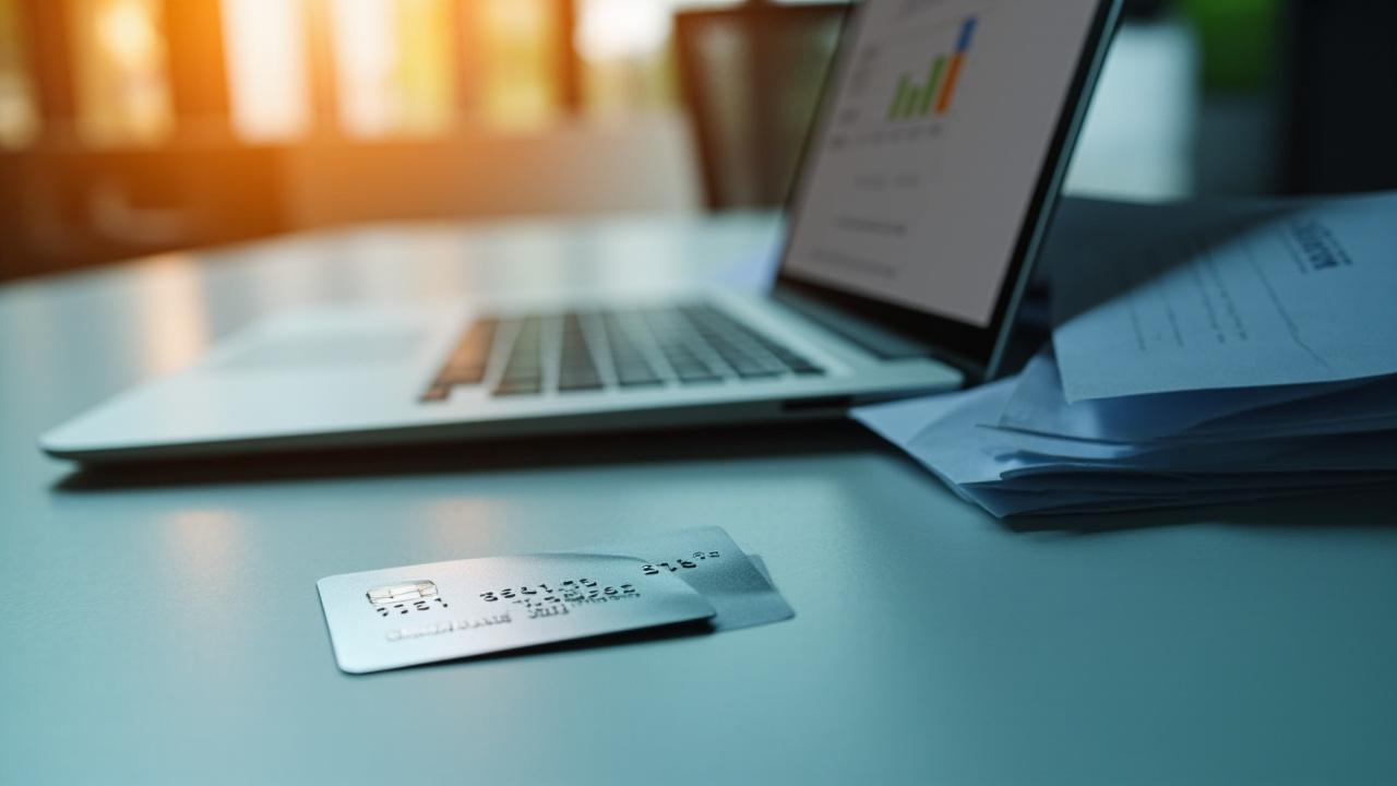 Carte bancaire avec logo professionnel
